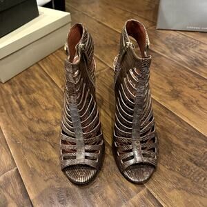 Vince Camuto Aphrodite Multi Lizard Cage Sandals